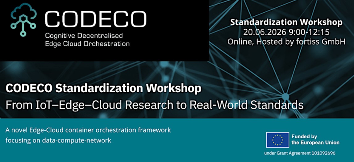 Codeco CODECO Standardization Workshop – AIOTI